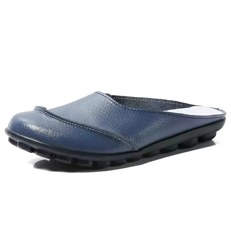 Orthopedic Leather Soft Soles Comfortable Flat Sandals
