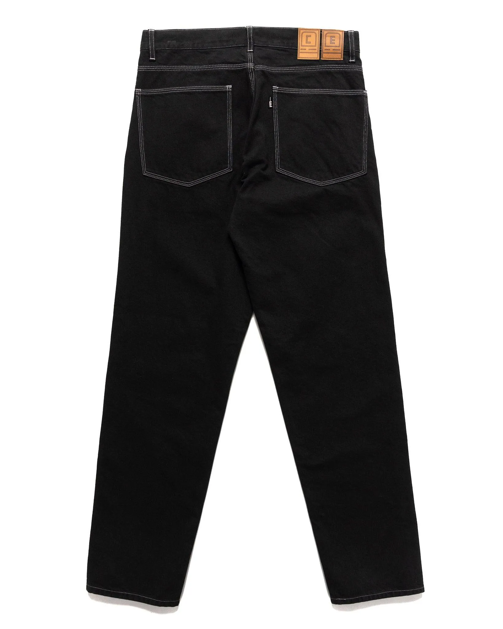 Overdye Work Denim Black Pants