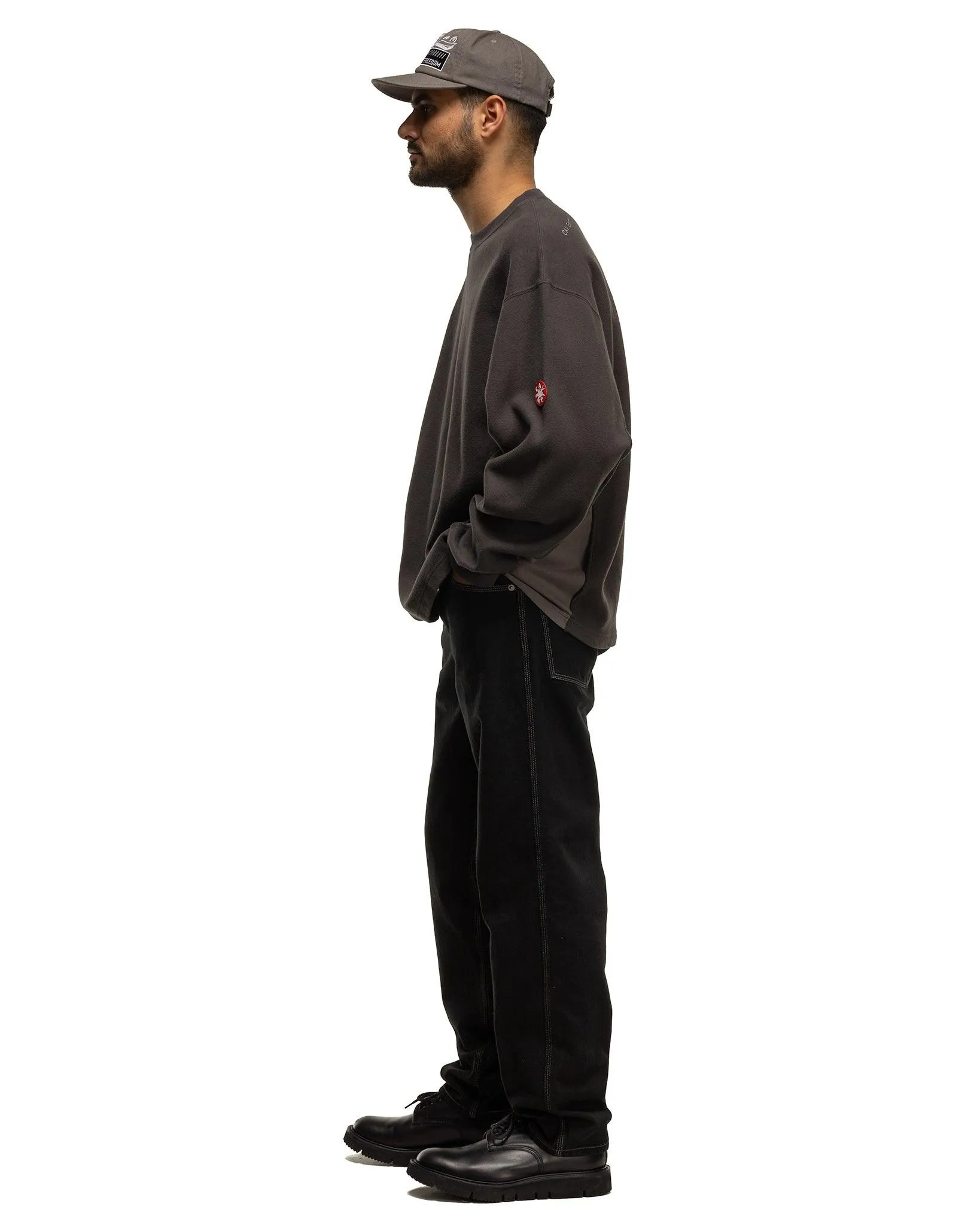 Overdye Work Denim Black Pants