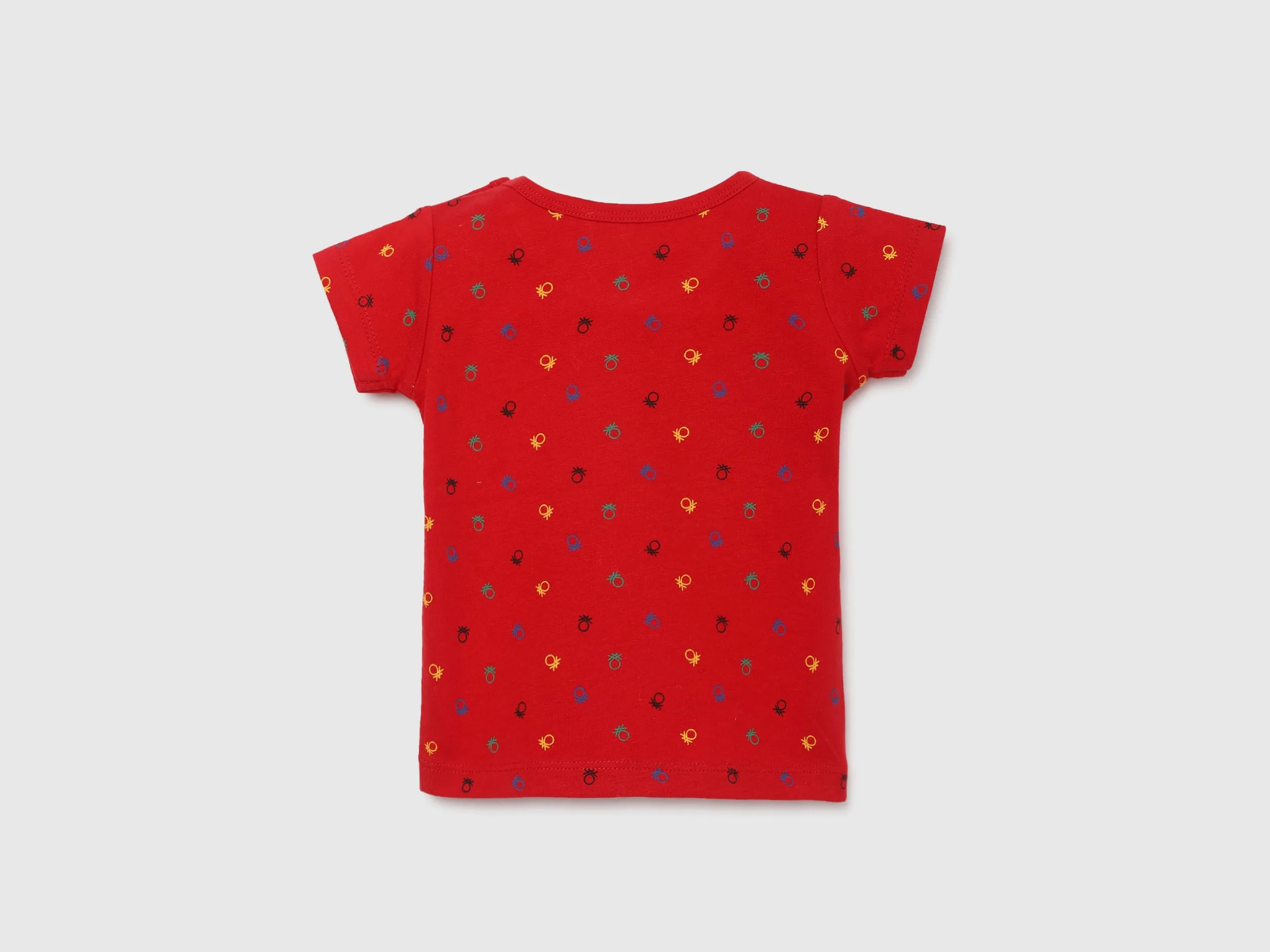 Pack of 2 Regular Fit Round Neck Printed Baby T-Shirts