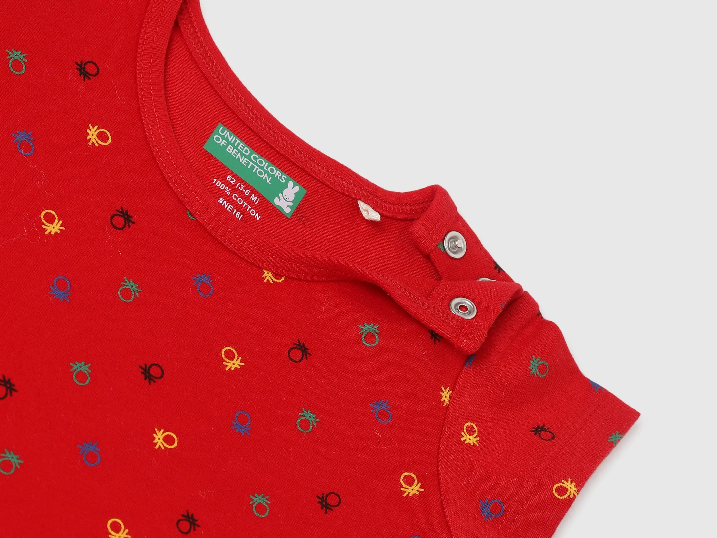 Pack of 2 Regular Fit Round Neck Printed Baby T-Shirts