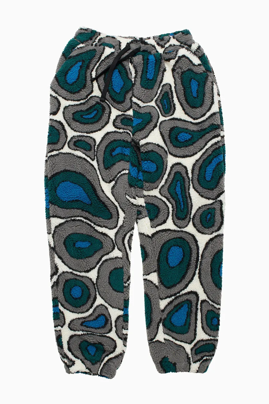 PARRA AMETHIST GEODE POLAR FLEECE PANTS STONE BLUE
