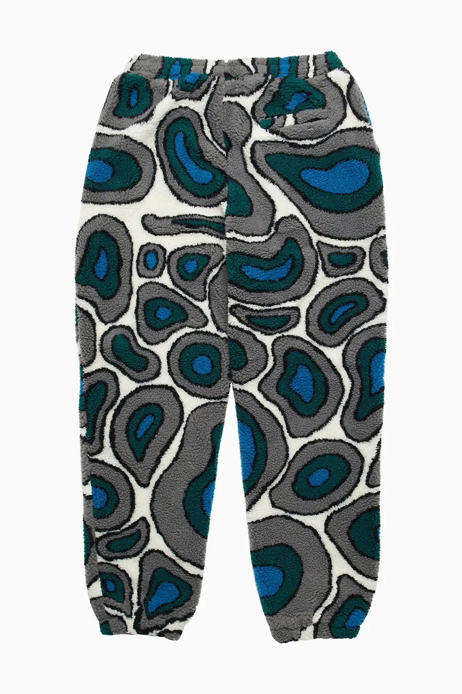 PARRA AMETHIST GEODE POLAR FLEECE PANTS STONE BLUE