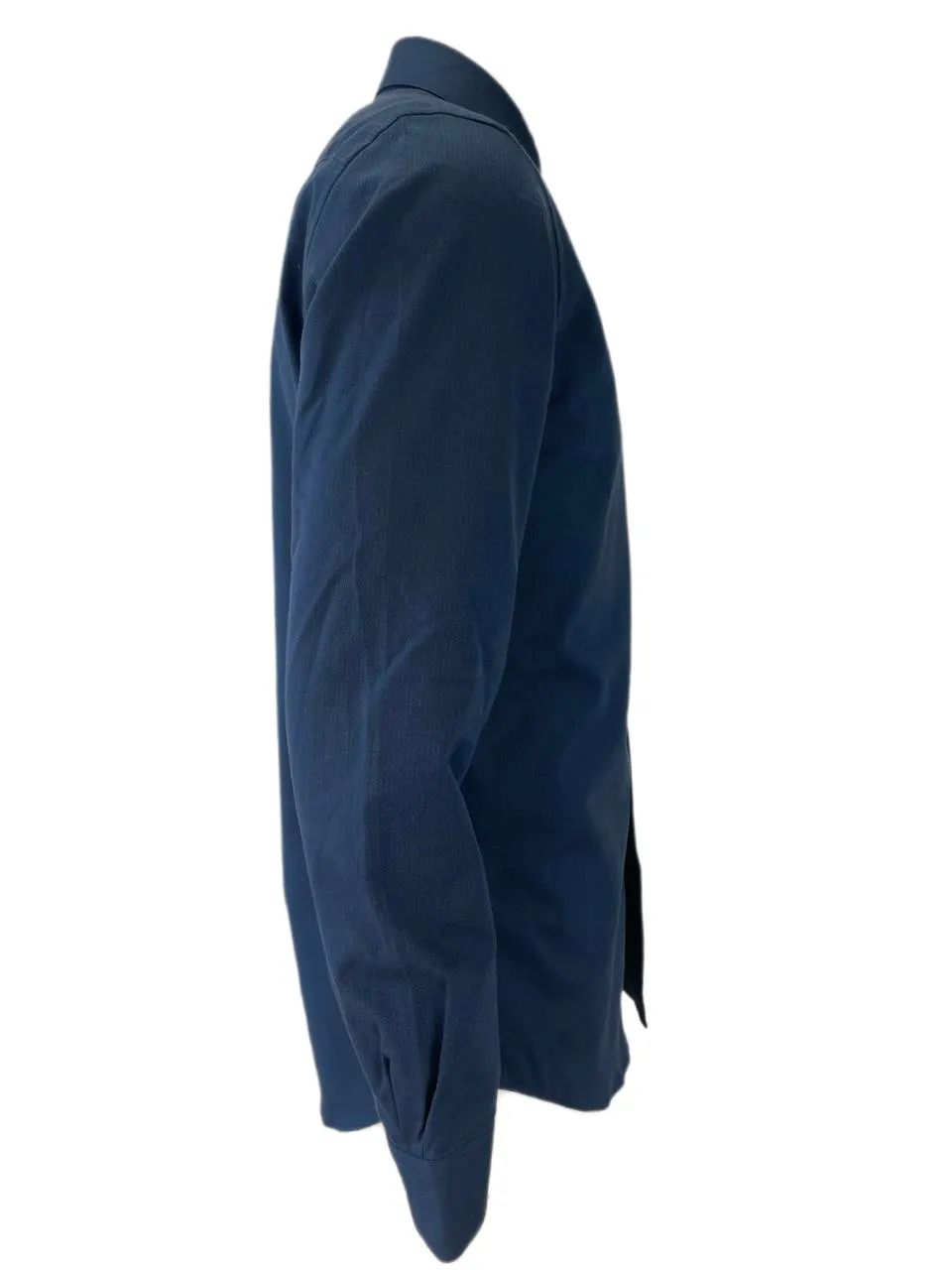 PATRIK ERVELL Men's Dark Navy Button Front Shirt #210L M NWT