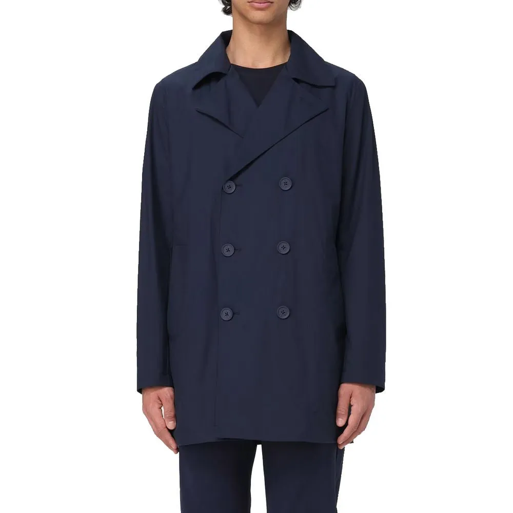 People Of Shibuya Blue Recycled Polyester Men Jacket