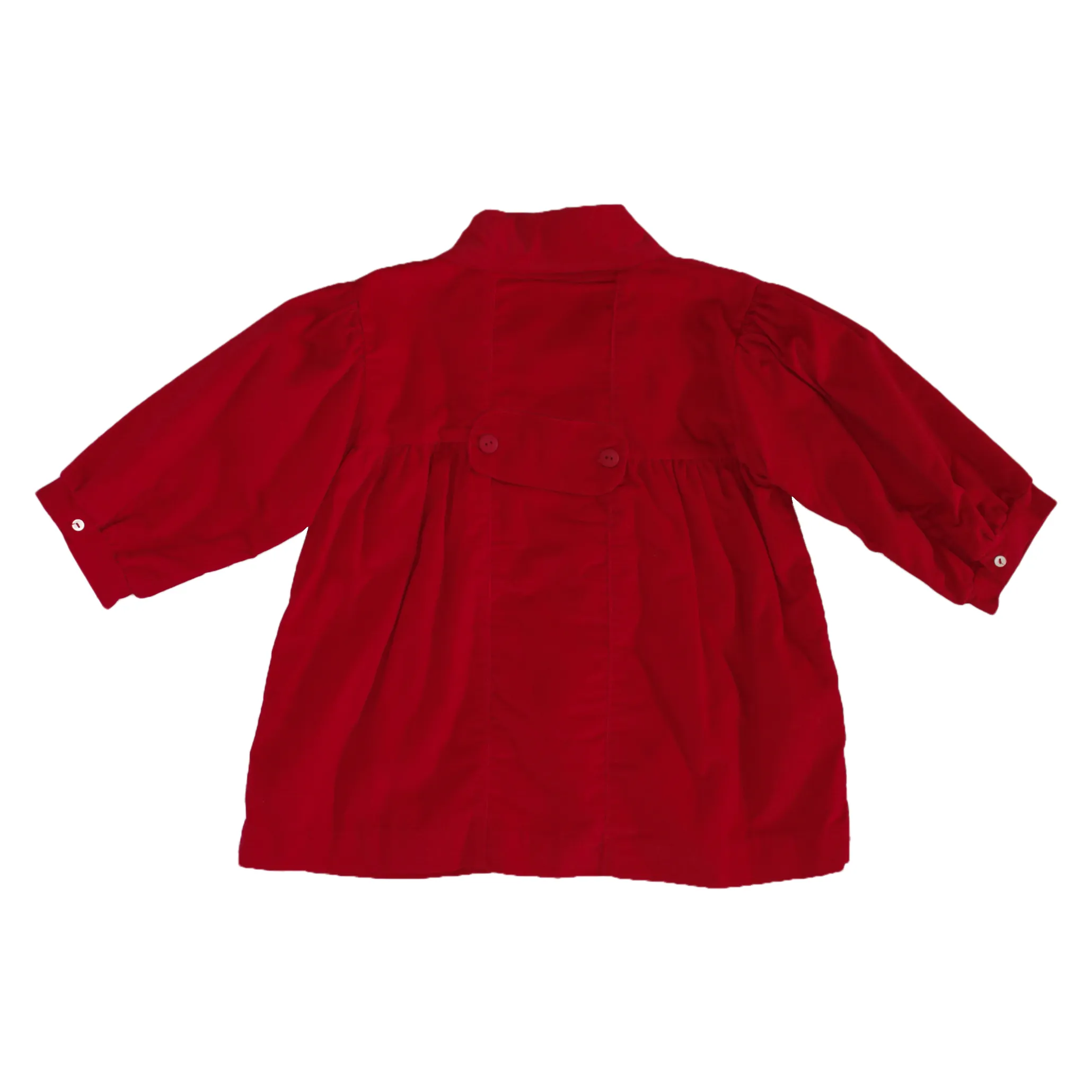 Petit Ami Corduroy Coat - Red