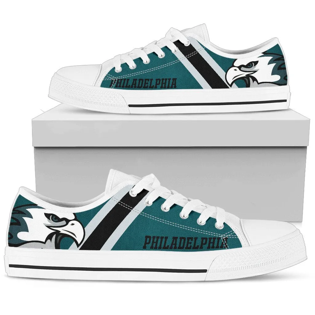 Philadelphia Eagles Mens Shoes Casual Sneakers