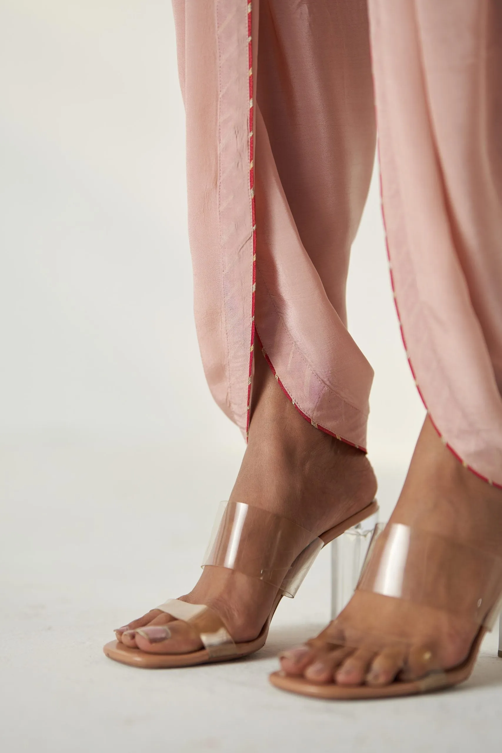 PIHU BLUSH PINK TULIP PANT SET