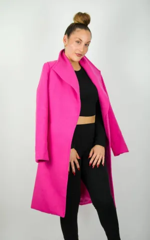 Pink Trench Coat