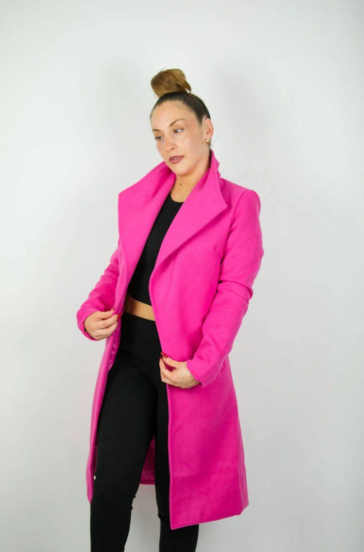 Pink Trench Coat