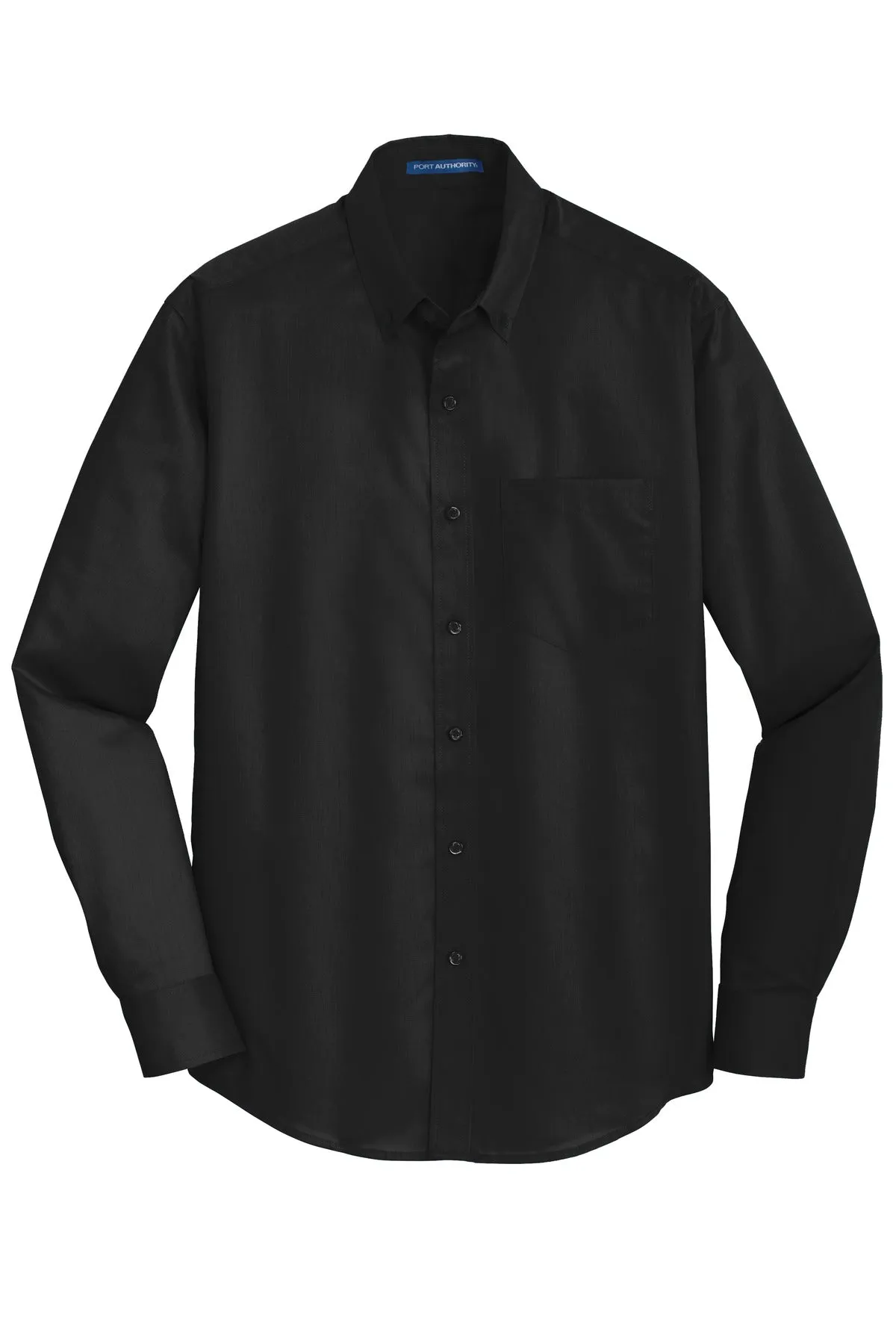 Port Authority SuperPro Twill Shirt. S663 Black