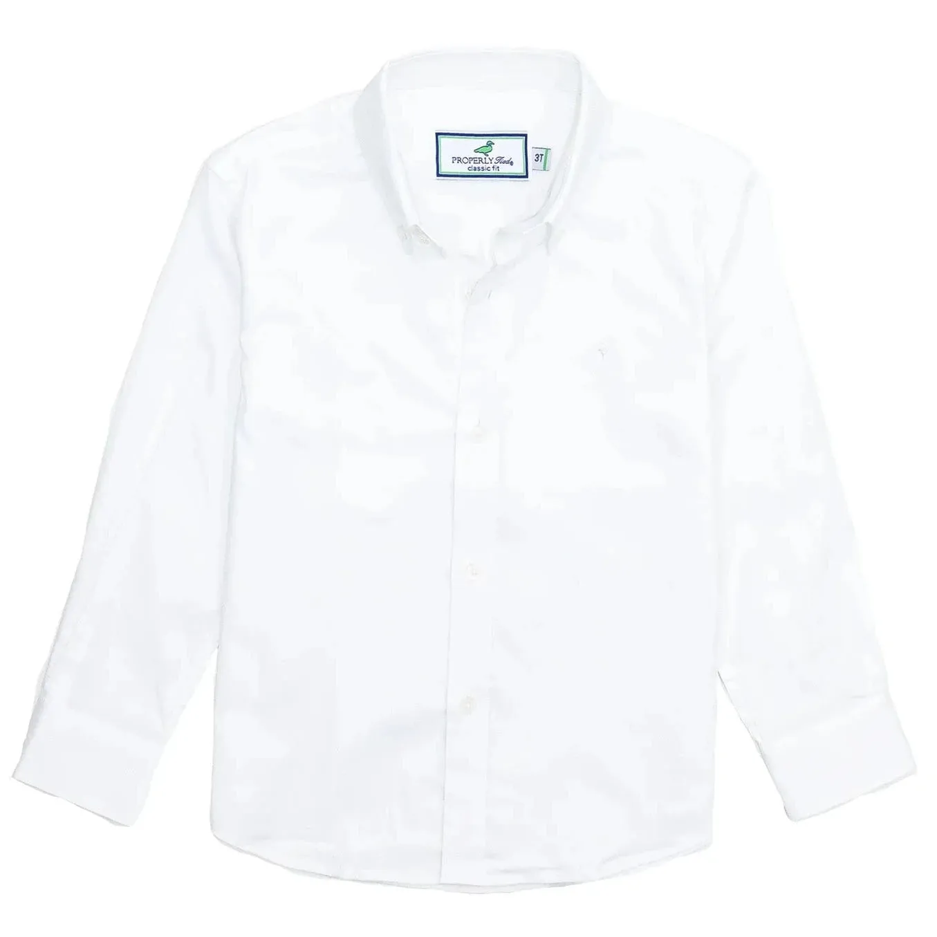 Properly Tied LD Park Ave Dress Shirt in White