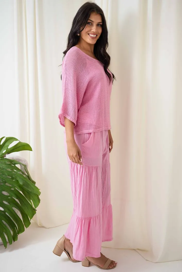 Puccanti Tiered Pants | Candy