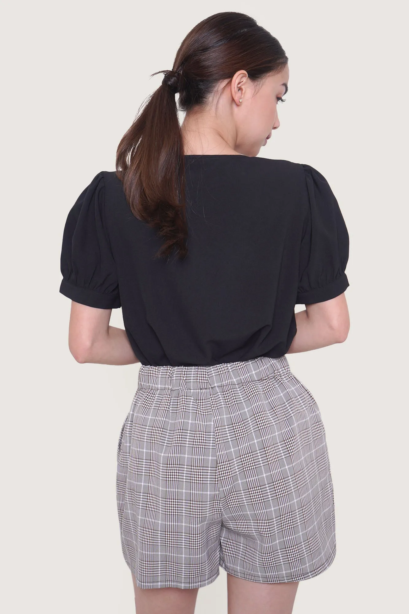 Puff Sleeve Button Down Shirt