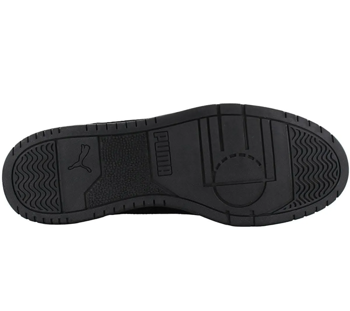 Puma Rebound RBD GAME Low - Herren Schuhe Leder Schwarz 386373-06