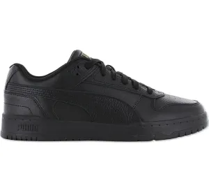 Puma Rebound RBD GAME Low - Herren Schuhe Leder Schwarz 386373-06