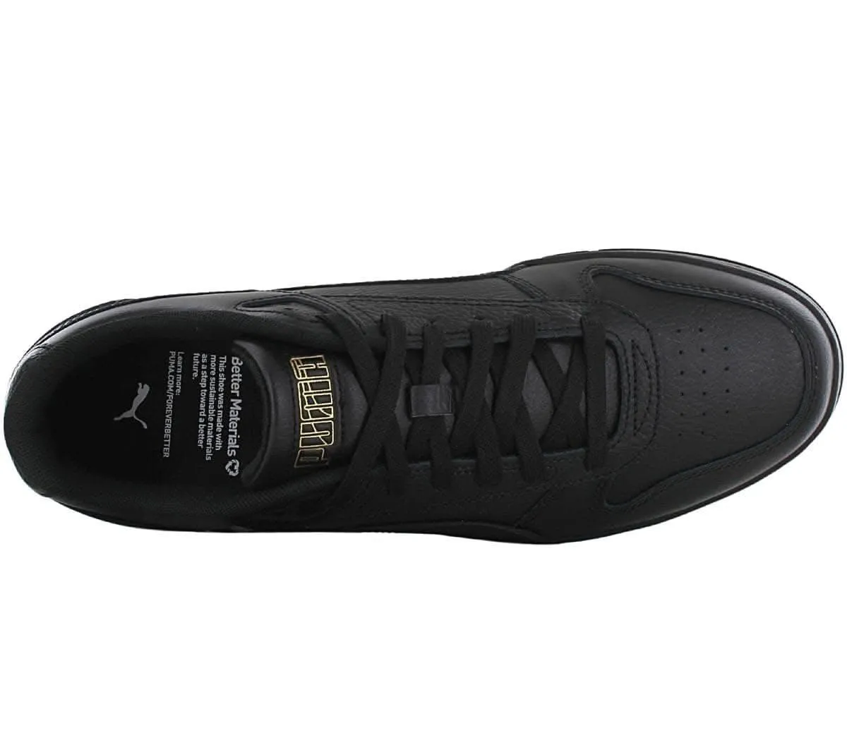 Puma Rebound RBD GAME Low - Herren Schuhe Leder Schwarz 386373-06