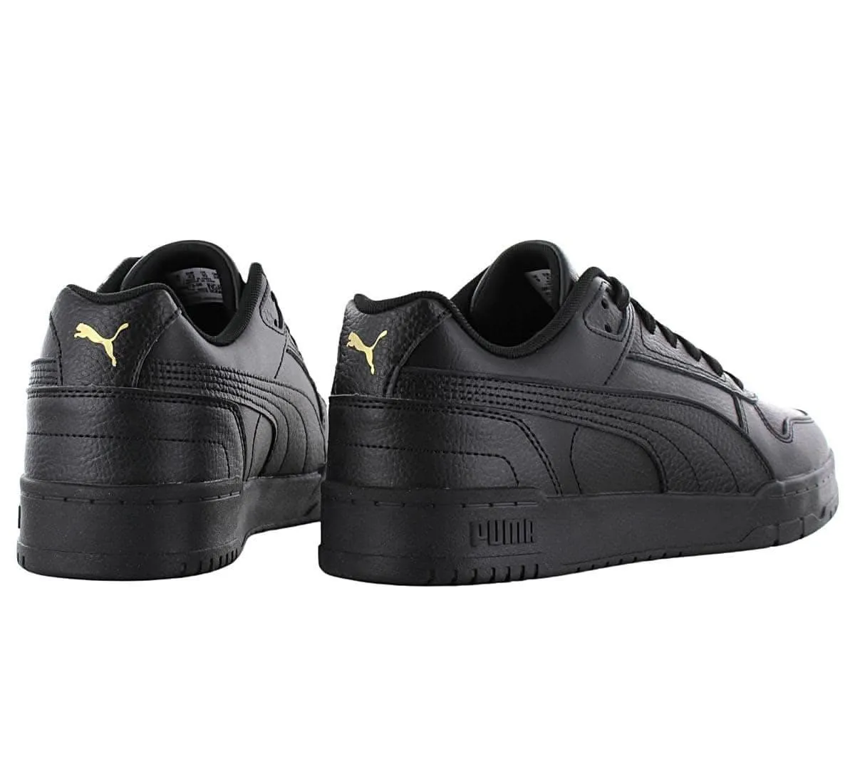 Puma Rebound RBD GAME Low - Herren Schuhe Leder Schwarz 386373-06