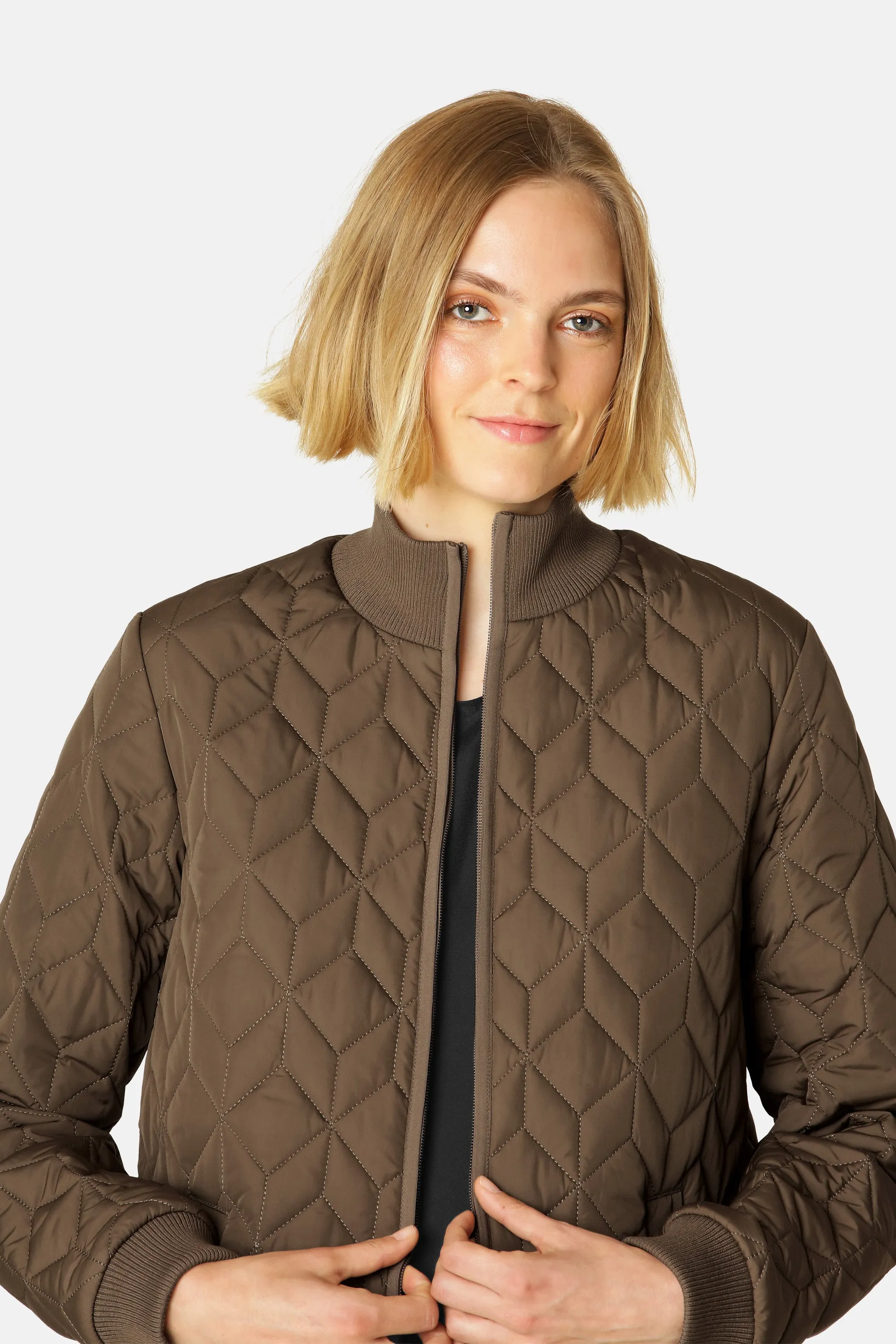 Quilt Jacket - Cub Brown
