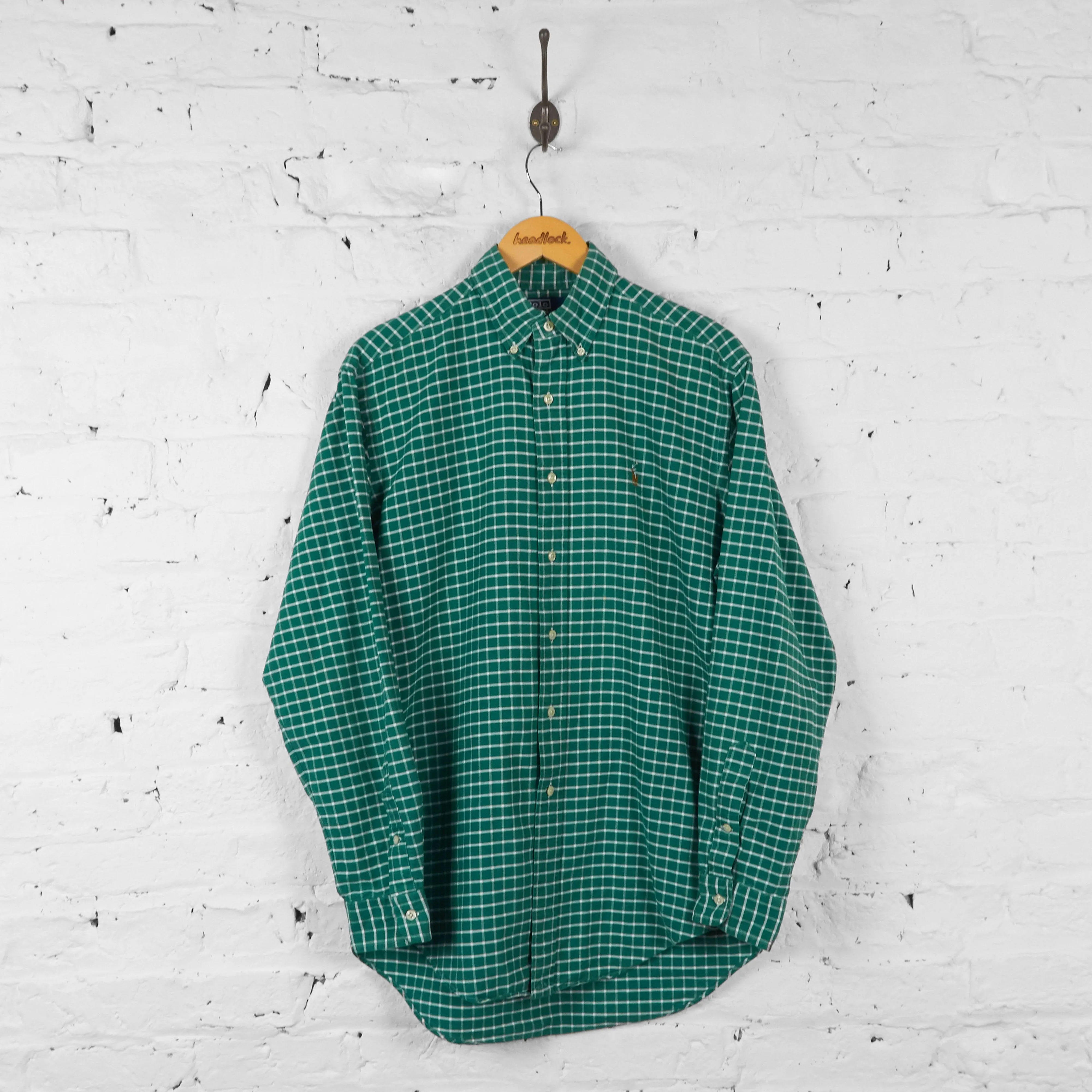 Ralph Lauren Check Shirt - Green - L