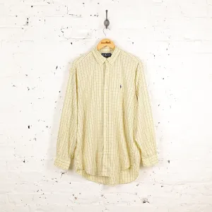 Ralph Lauren Check Shirt - Yellow - XL