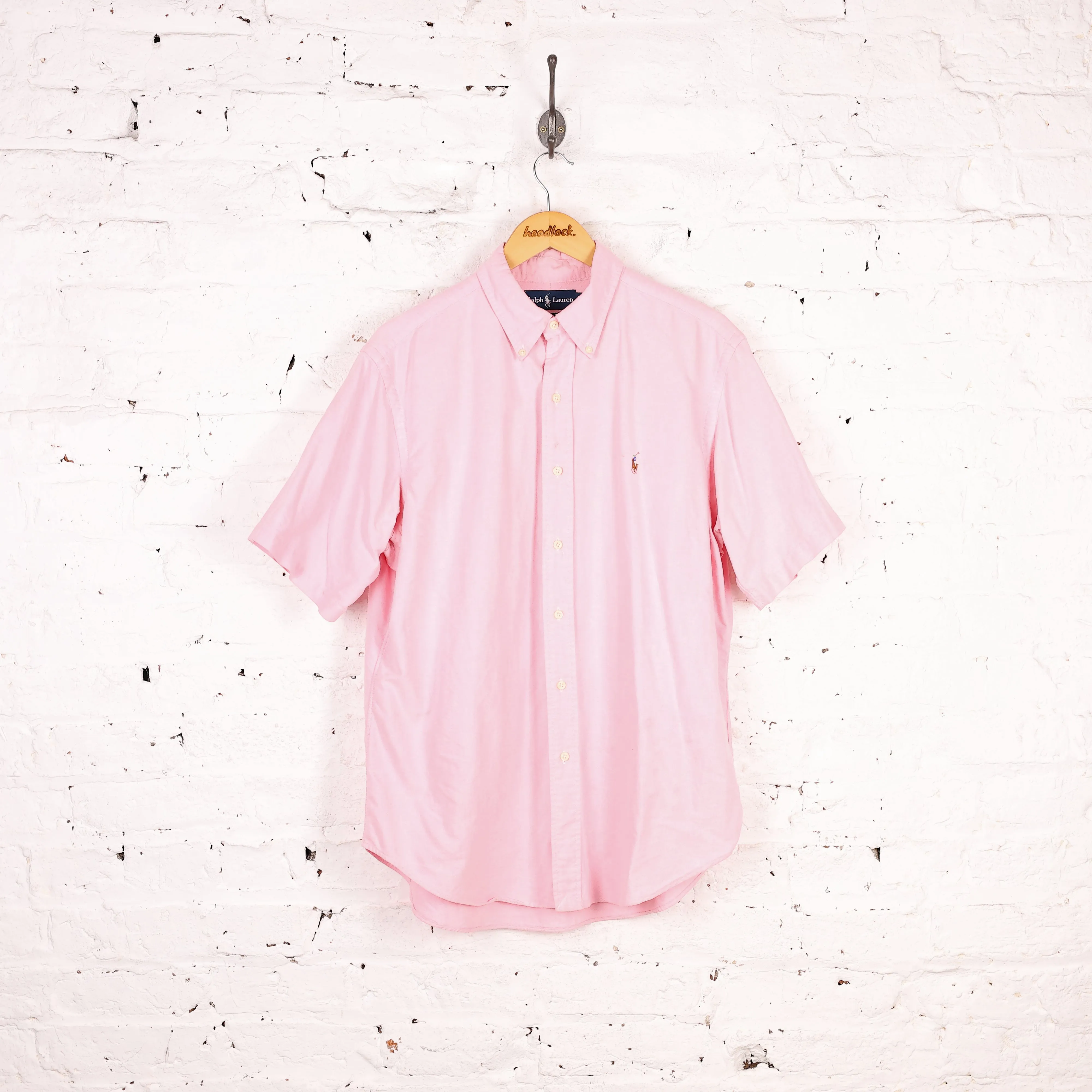 Ralph Lauren Short Sleeve Shirt - Pink - L