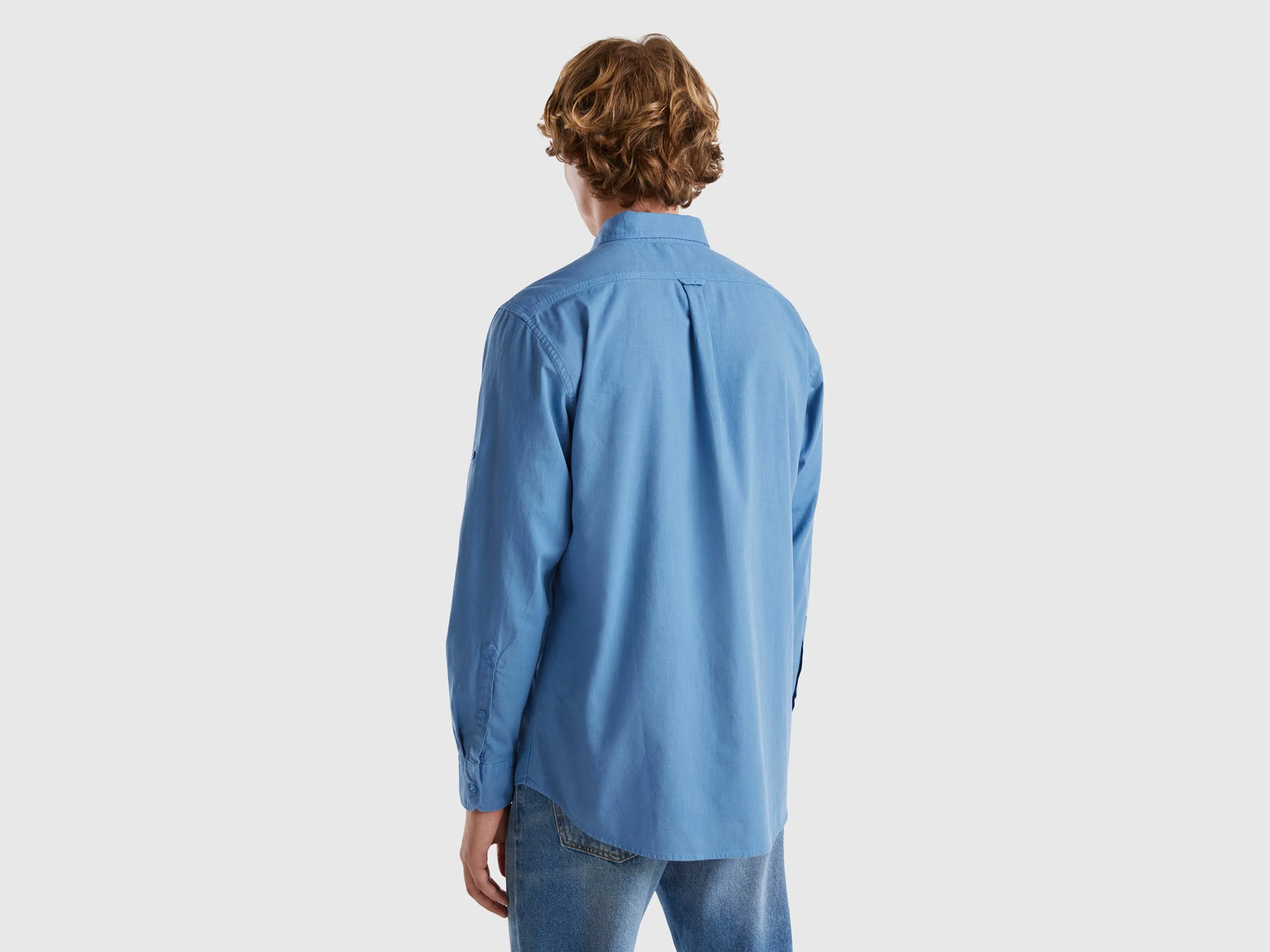 Regular Fit Button Down Solid Shirt