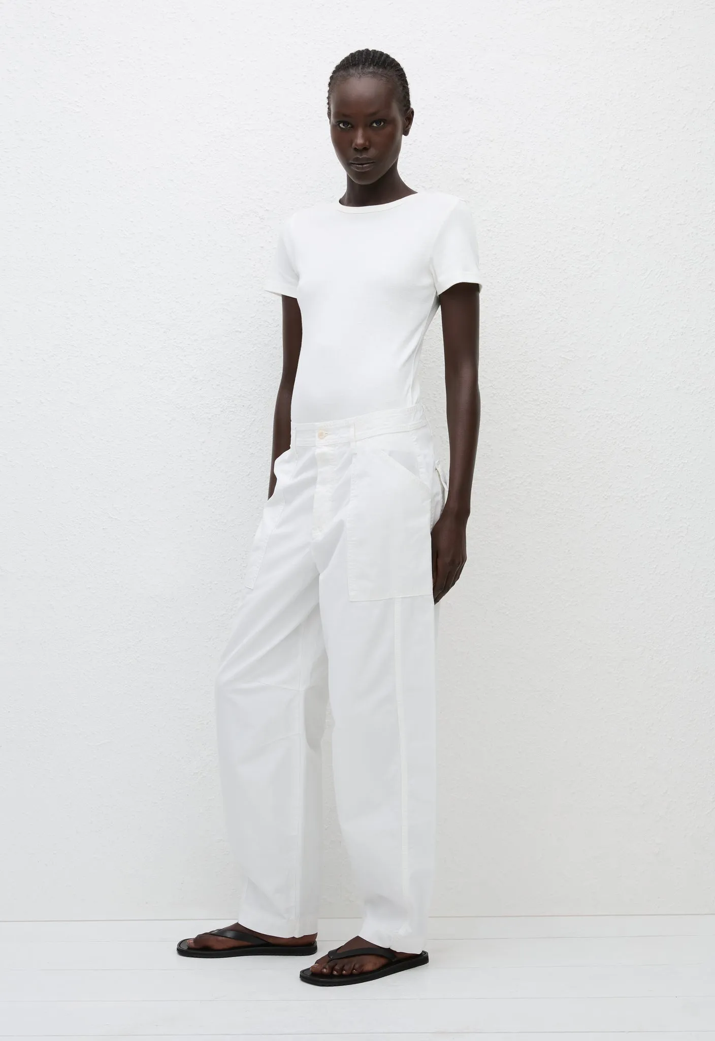 Relaxed Cargo Pant - Chalk