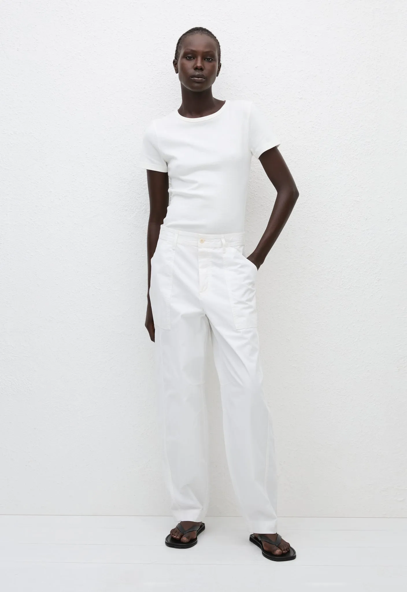 Relaxed Cargo Pant - Chalk