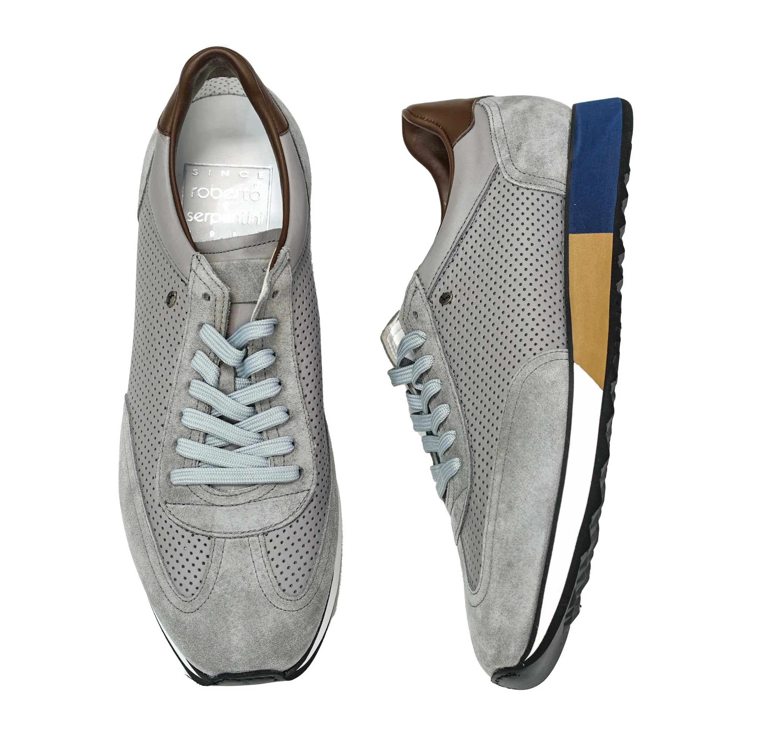 Roberto Serpentini Men's Grey Sneaker M56437