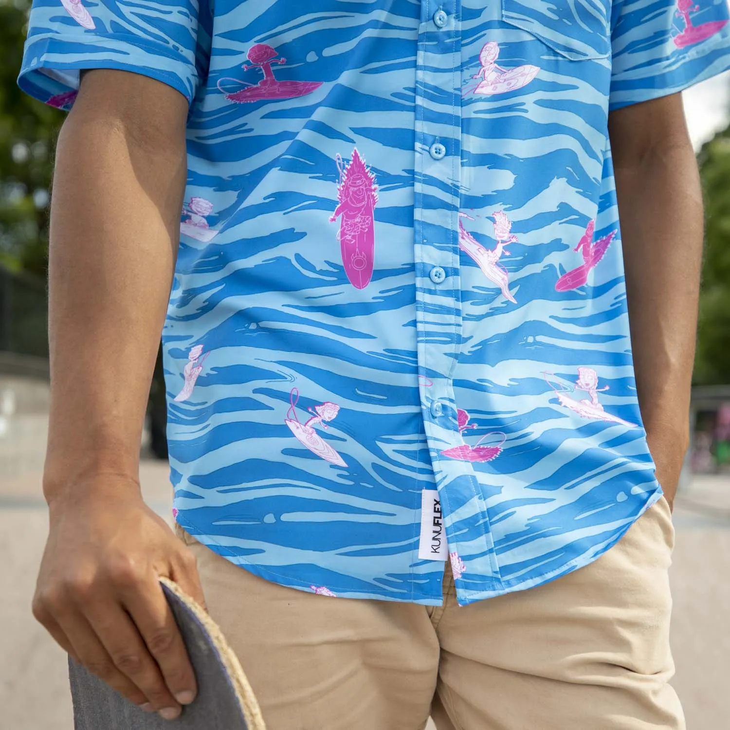 Rocket Power "Party Wave" – KUNUFLEX Short Sleeve Shirt