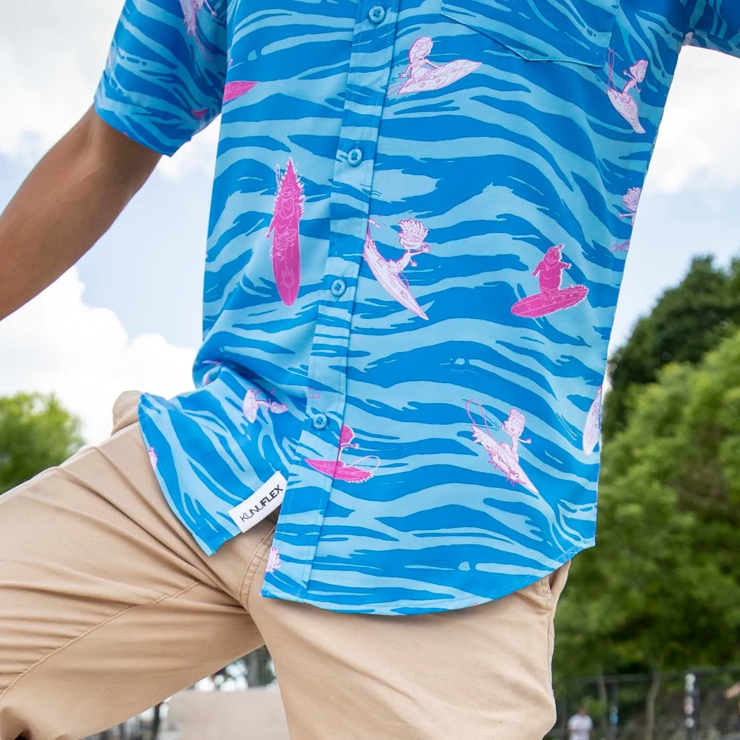 Rocket Power "Party Wave" – KUNUFLEX Short Sleeve Shirt