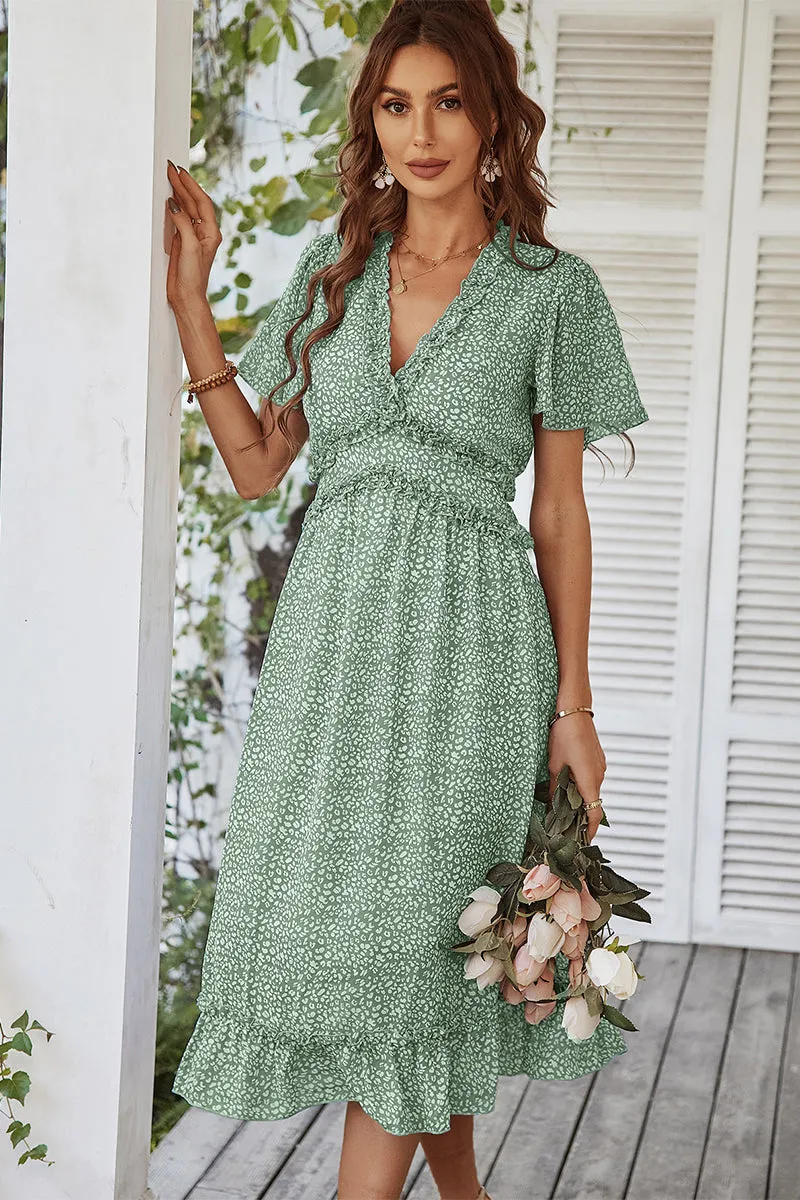 Rosalinda Midi Dress - Mint