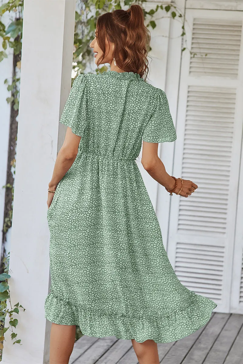 Rosalinda Midi Dress - Mint