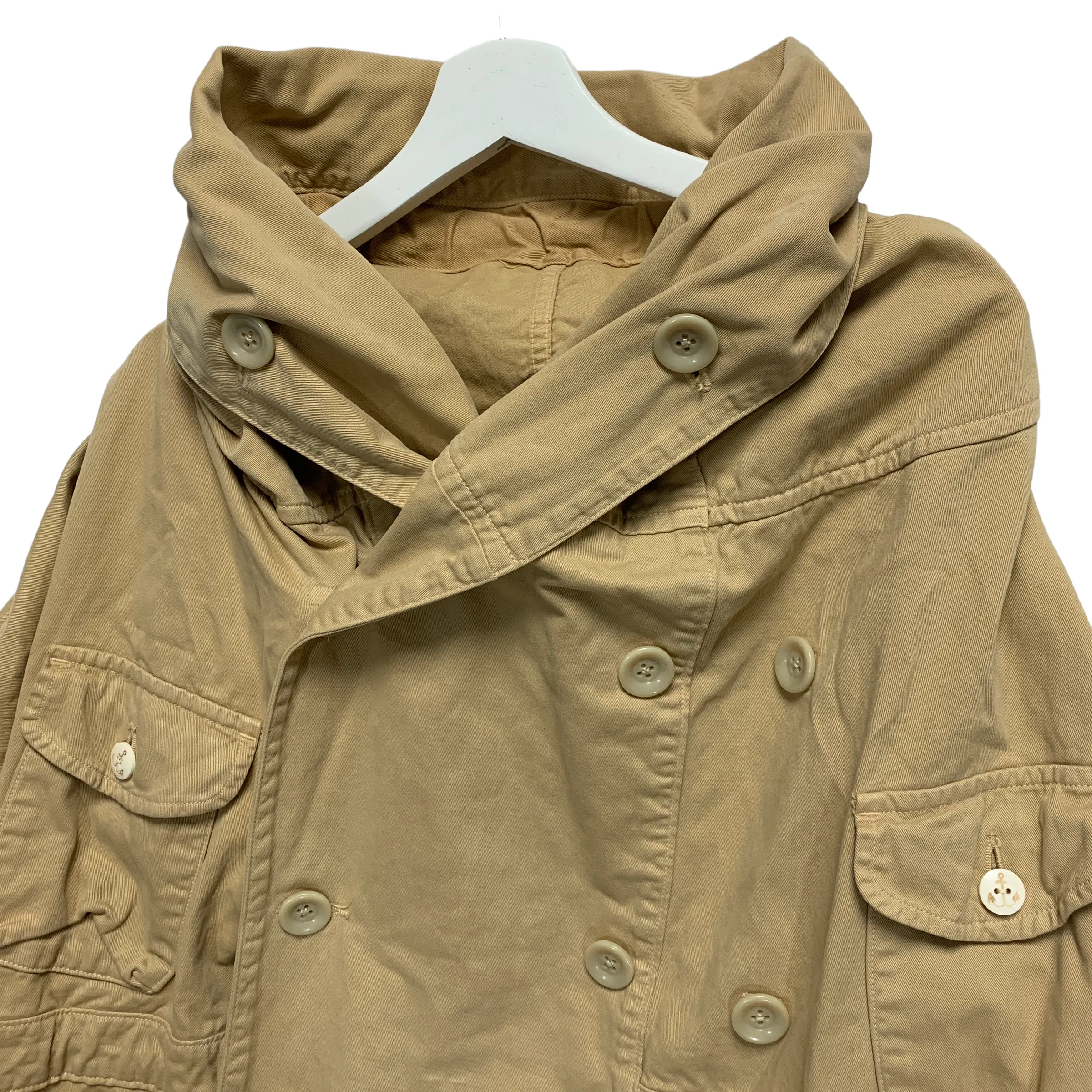 [S] Kapital Cotton Katsuragi Ring Coat Beige