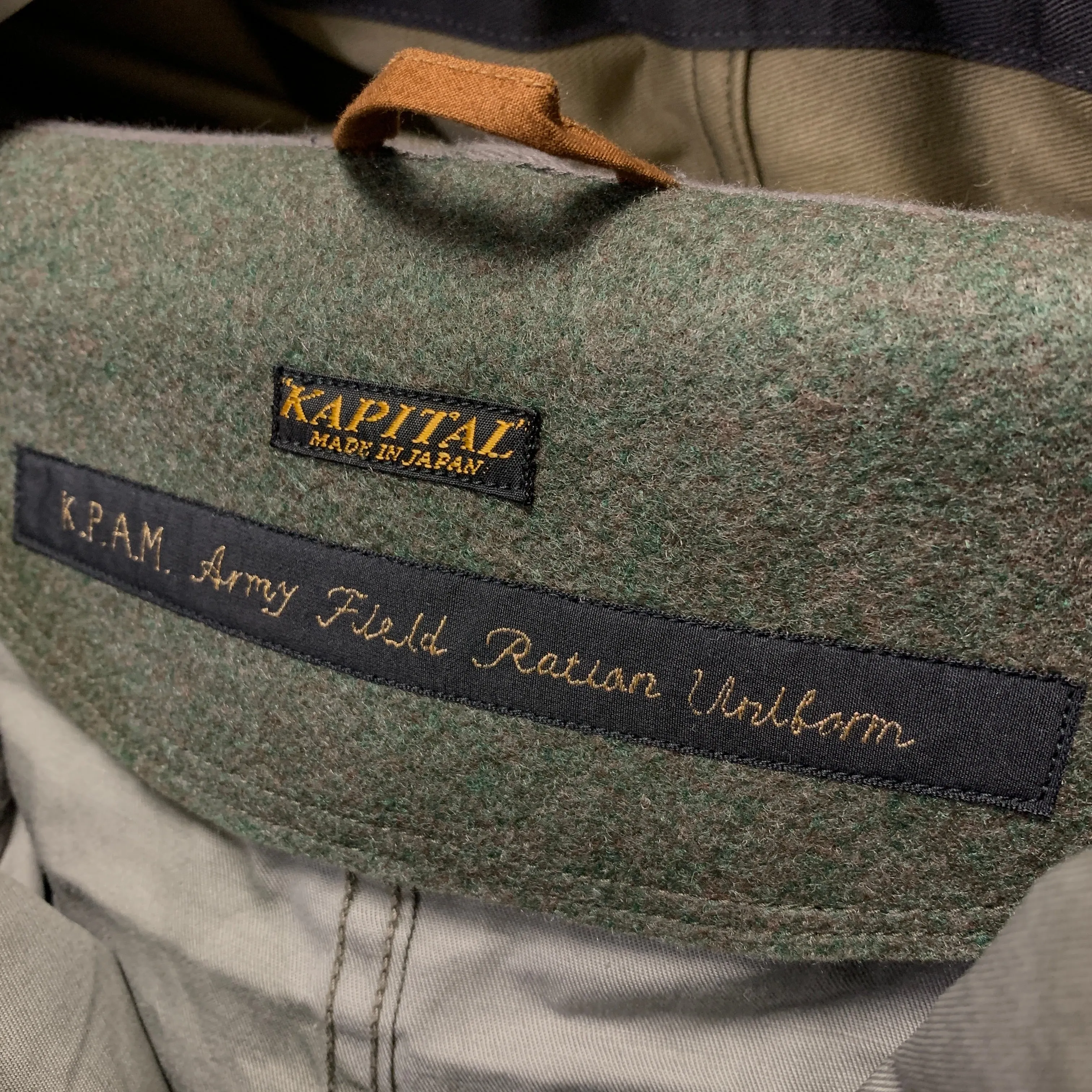 [S] Kapital Kiro Hirata ARMY Waxed Cotton Katsuragi Ring Coat