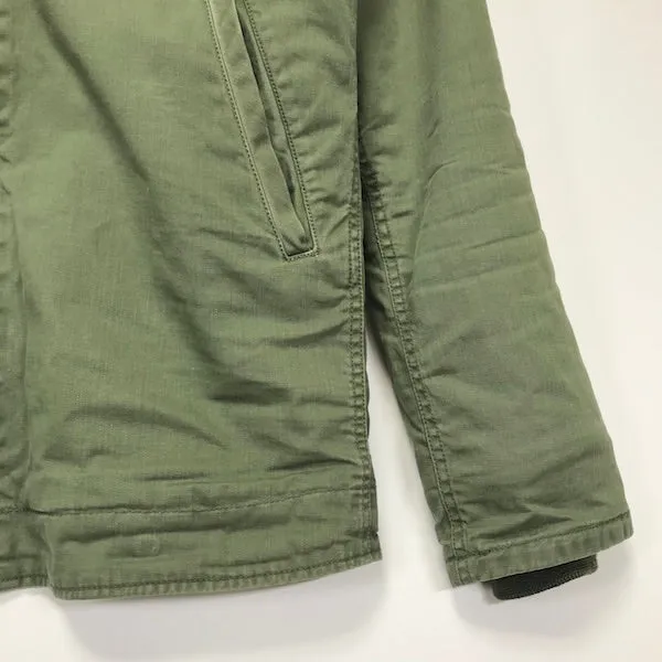 [S] Visvim 12AW Gore Windstopper Deckhand Jacket Shearling Olive