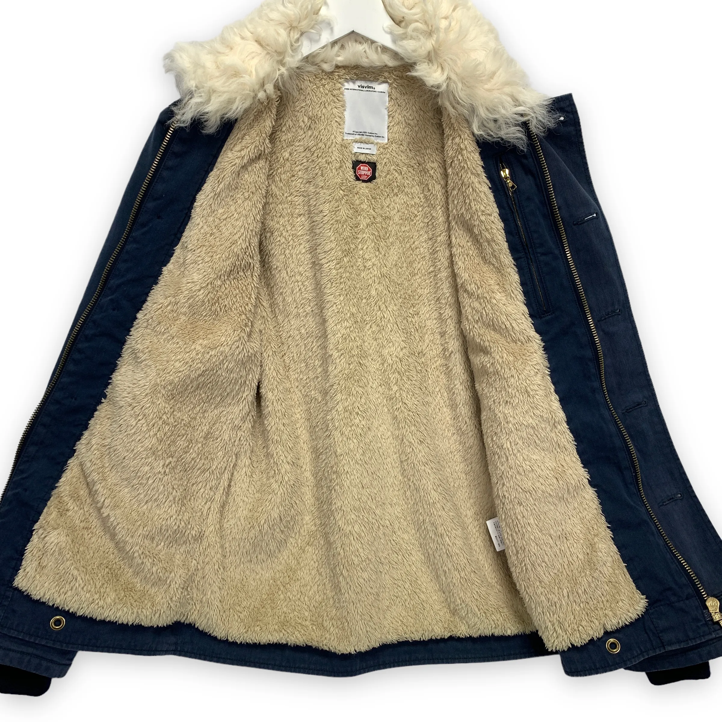 [S] Visvim 12AW Shearling Deckhand Jacket