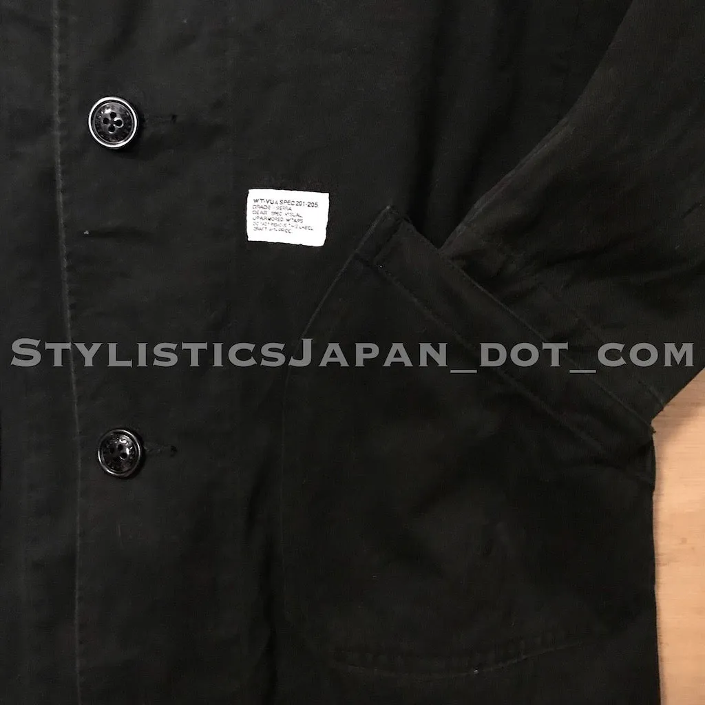 [S] WTaps 11AW Revolutionary Warfare Shop Coat Black