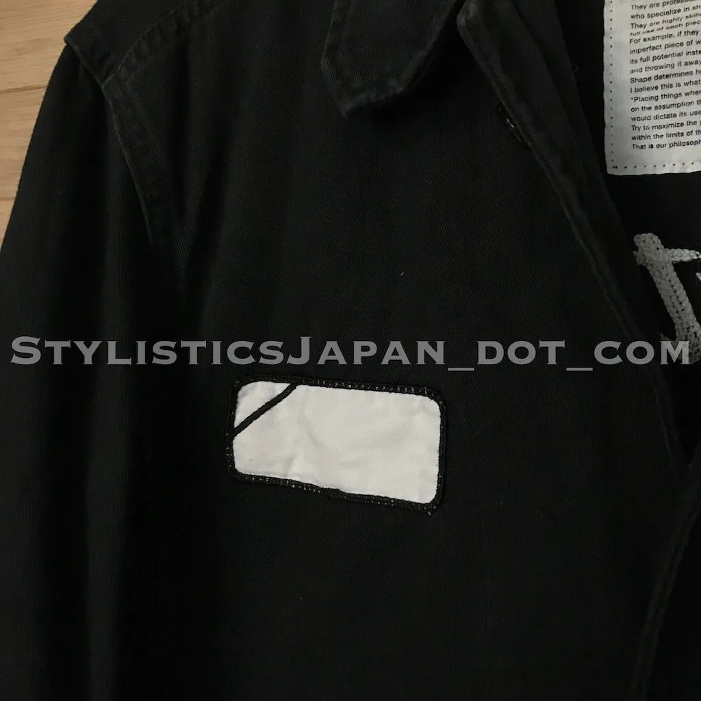 [S] WTaps 11AW Revolutionary Warfare Shop Coat Black