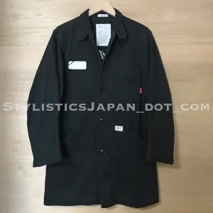 [S] WTaps 11AW Revolutionary Warfare Shop Coat Black