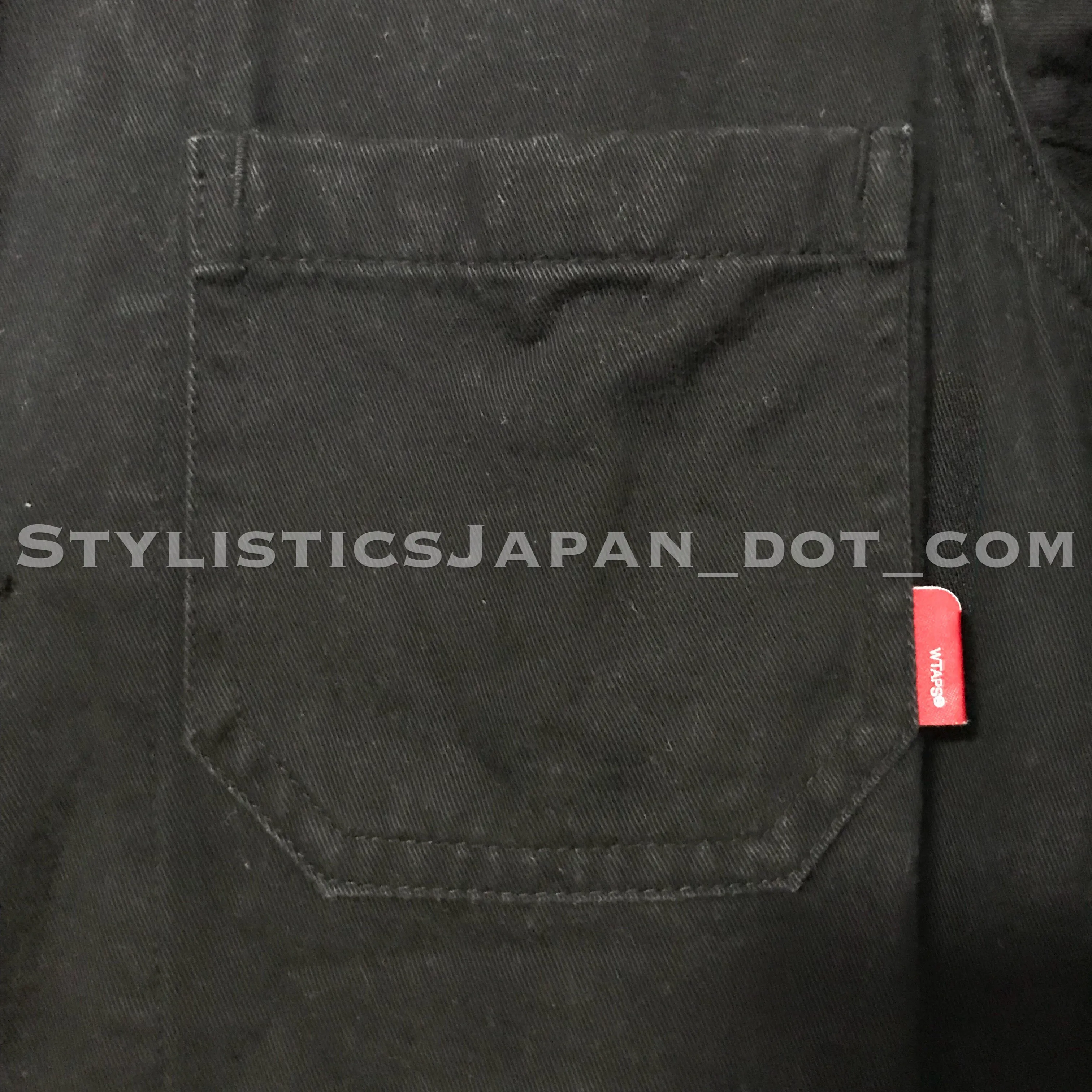 [S] WTaps 11AW Revolutionary Warfare Shop Coat Black