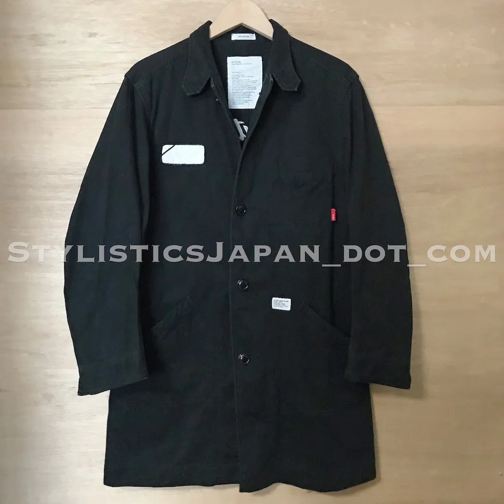 [S] WTaps 11AW Revolutionary Warfare Shop Coat Black