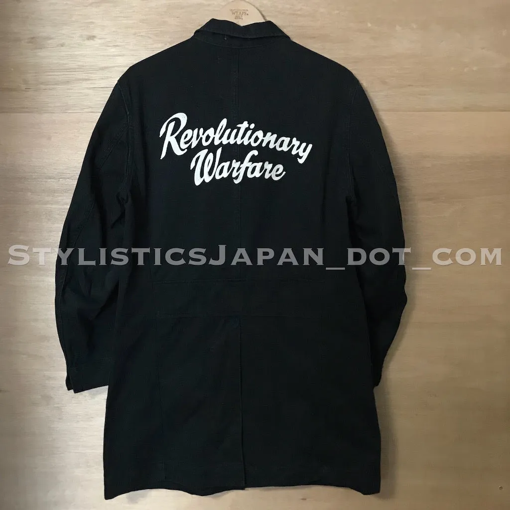 [S] WTaps 11AW Revolutionary Warfare Shop Coat Black