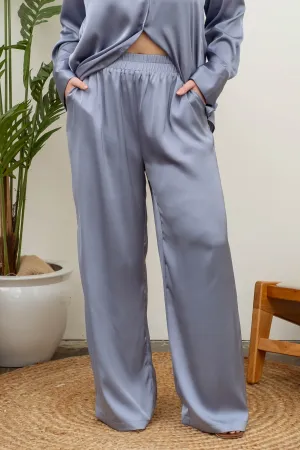 Satin Wide Leg Pants