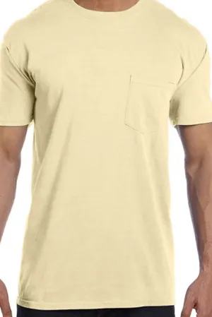Shades of Green/Yellow Comfort Colors Adult Ring-Spun Cotton Pocket Tee *Personalize It
