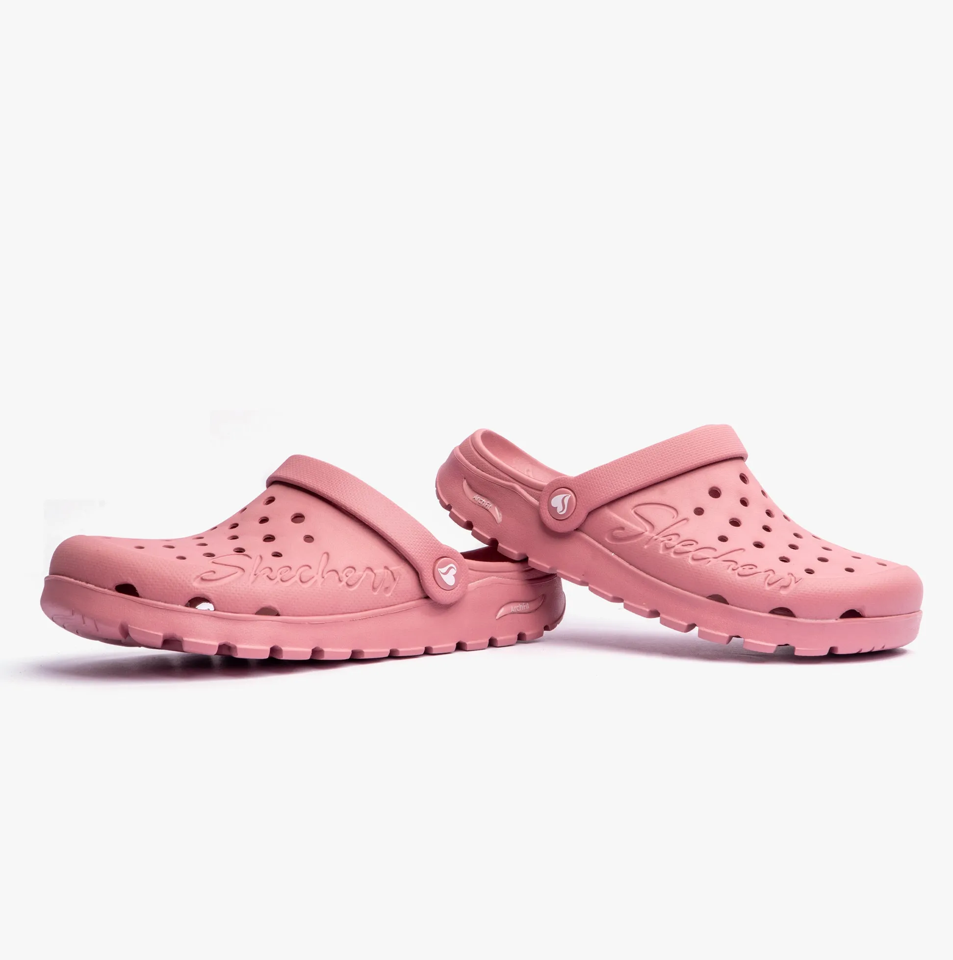 Skechers 111371/ROS FOAMIES: ARCH FIT FOOTSTEPS - PUREJOY Womens Sandals Rose