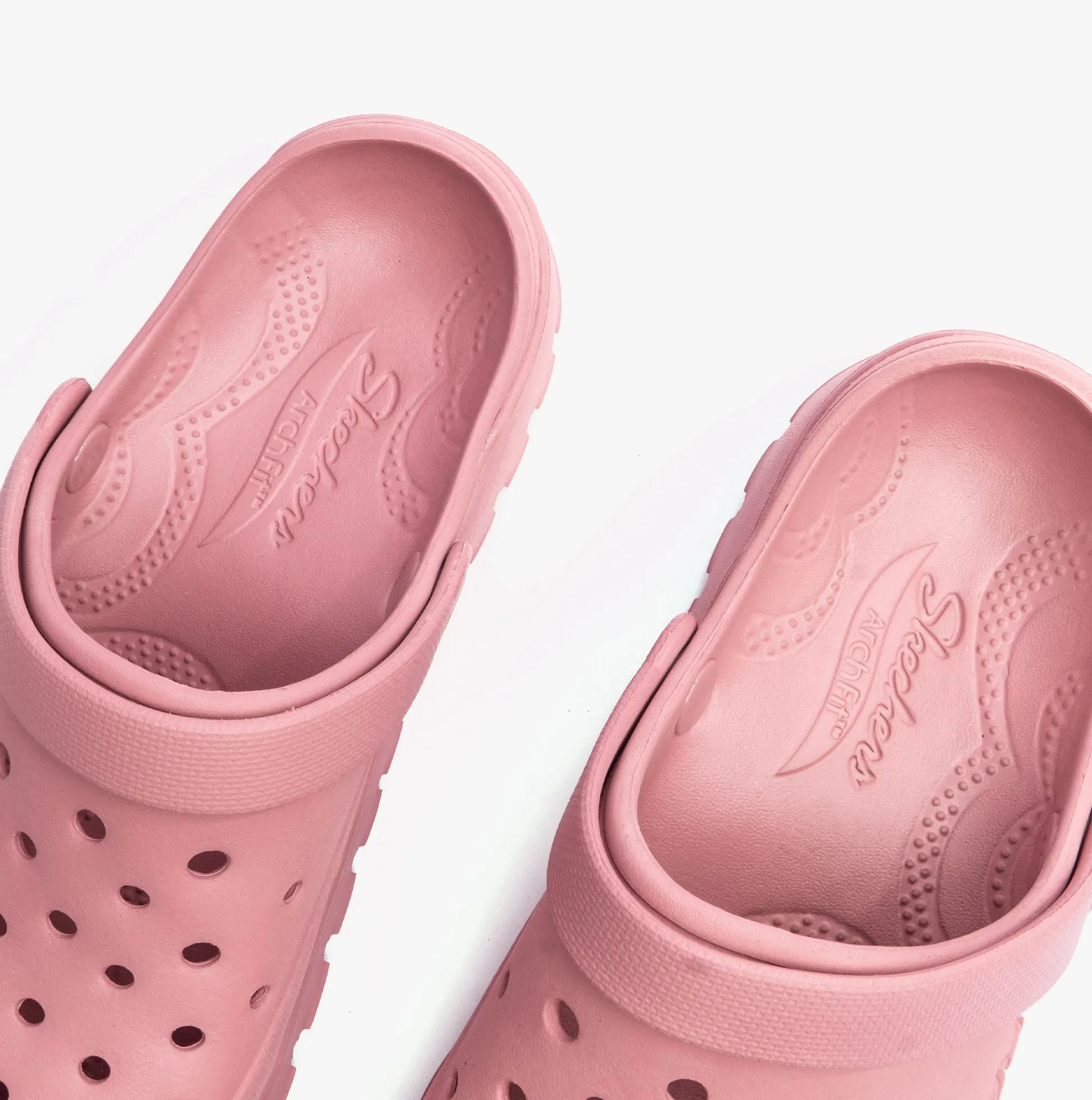 Skechers 111371/ROS FOAMIES: ARCH FIT FOOTSTEPS - PUREJOY Womens Sandals Rose