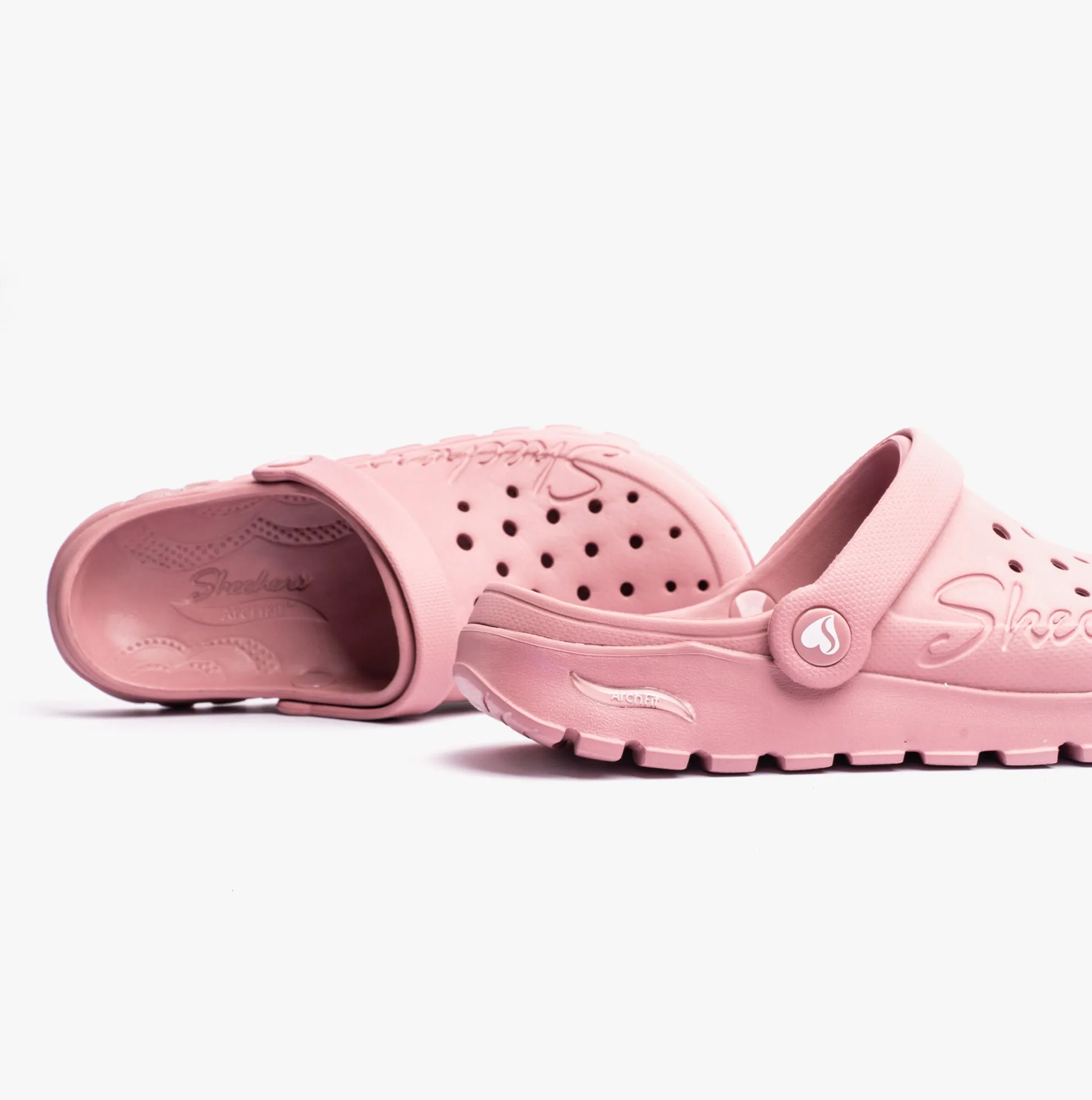 Skechers 111371/ROS FOAMIES: ARCH FIT FOOTSTEPS - PUREJOY Womens Sandals Rose