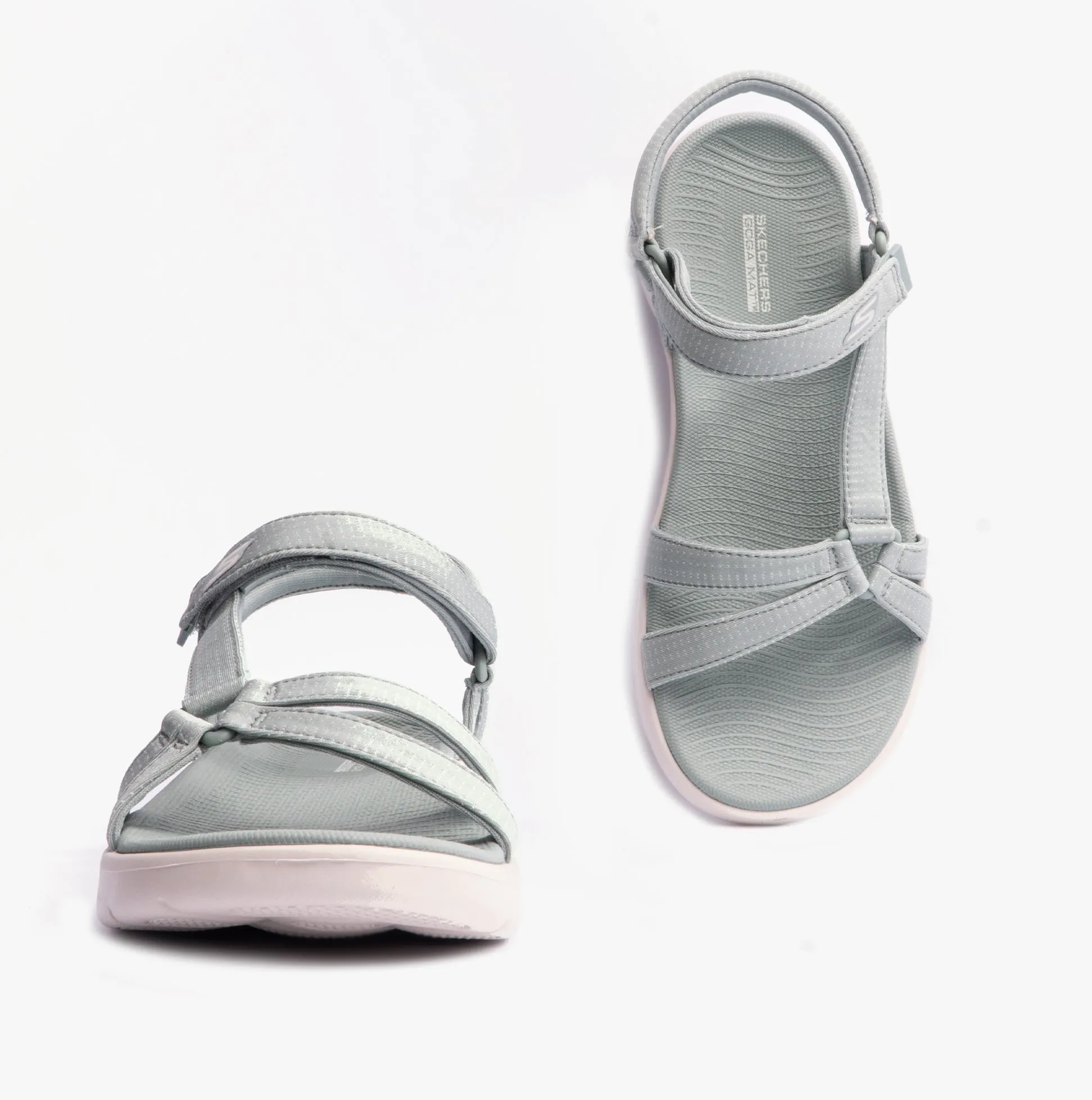 Skechers 141451/SAGE GO WALK FLEX SANDAL - SUBLIME Womens Sandals Blue